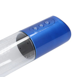 Pumped Pompe à pénis Hyperpump 20 x 5.8 cm Bleue